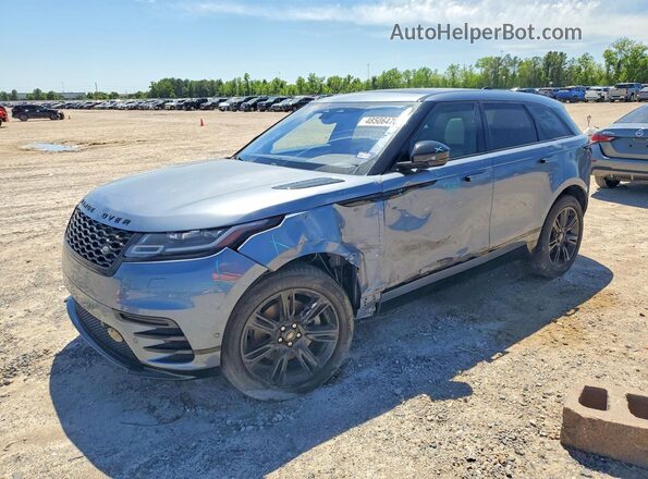 SALYT2EX7MA315897 2021 LAND ROVER RANGE Синий Передняя левая четверть