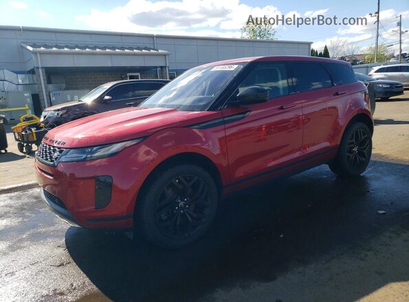 SALZJ2FX6LH028887 2020 LAND ROVER RANGE Red წინა მარცხენა ხედი სამი მეოთხედიდან