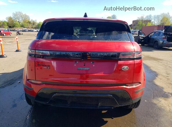 SALZJ2FX6LH028887 2020 LAND ROVER RANGE Red უკანა ხედი