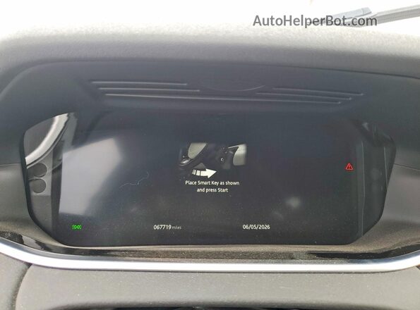 SALZP2FXXLH070347 2020 LAND ROVER RANGE White Вид щитка приладів