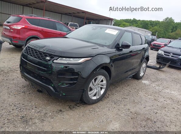 SALZT2FX0NH171685 2022 LAND ROVER RANGE ROVER EVOQUE Black წინა მარცხენა ხედი სამი მეოთხედიდან