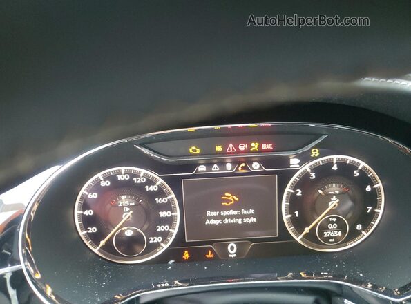 SCBCG2ZG5LC074640 2020 BENTLEY OTHER Silver Vista del cuadro de instrumentos