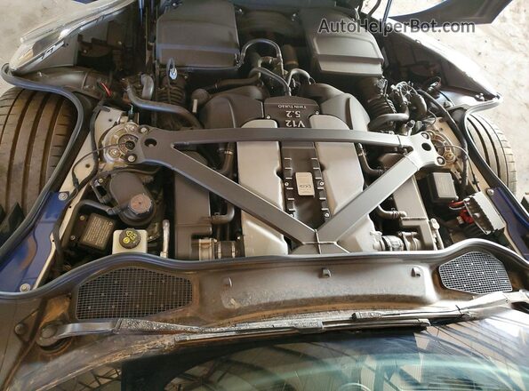SCFRMHAV1KGR00731 2019 ASTON MARTIN DBS Синий Вид задней части салона