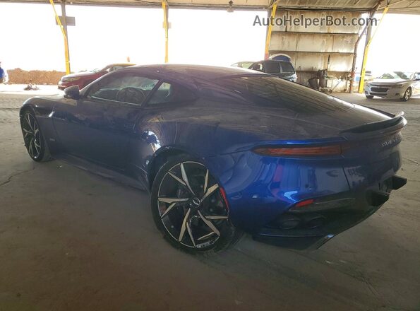 SCFRMHAV1KGR00731 2019 ASTON MARTIN DBS Синий Задняя левая четверть