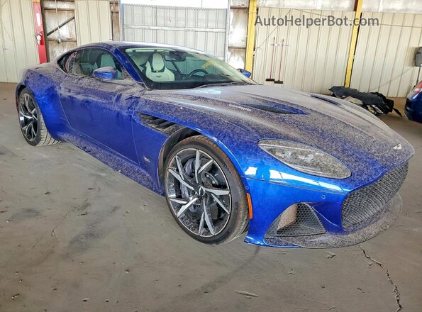 SCFRMHAV1KGR00731 2019 ASTON MARTIN DBS Синий Передняя правая четверть