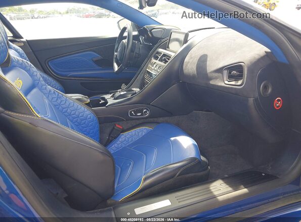 SCFRMHAV4KGR00755 2019 ASTON MARTIN DBS Blue Vista interior delantera