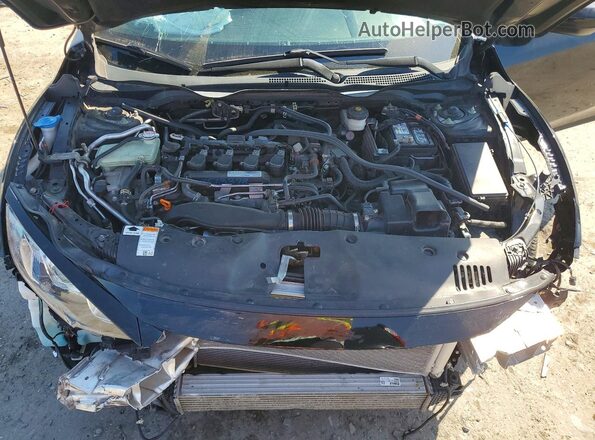SHHFK7G41JU209576 2018 HONDA CIVIC Черный Вид задней части салона