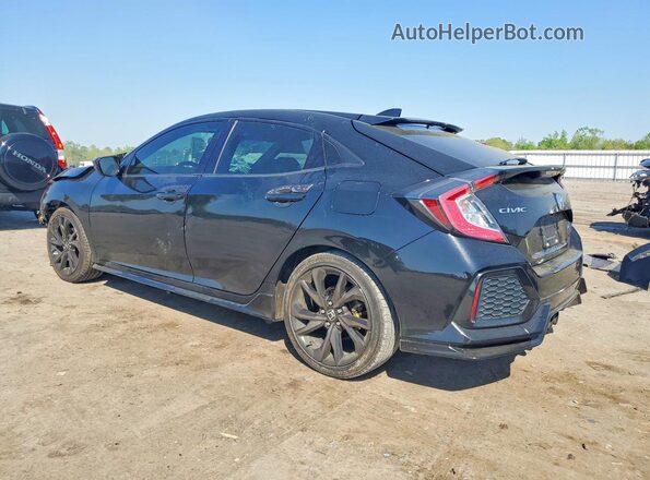SHHFK7G41JU209576 2018 HONDA CIVIC Черный Задняя левая четверть