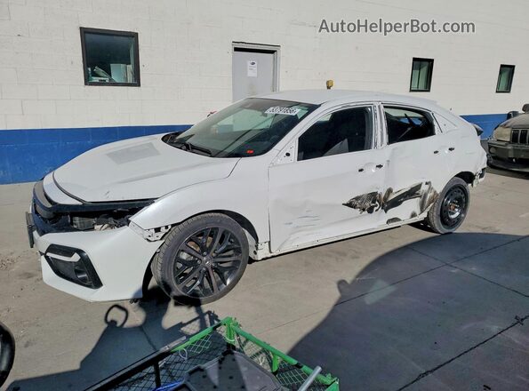 SHHFK7G41MU211400 2021 HONDA CIVIC White წინა მარცხენა ხედი სამი მეოთხედიდან