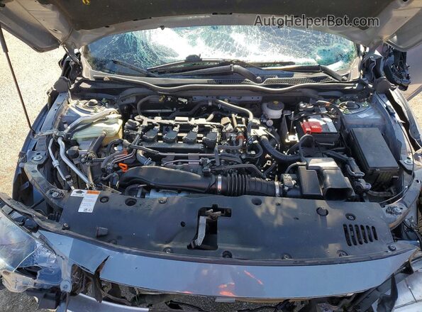 SHHFK7G47MU207142 2021 HONDA CIVIC Синий Вид задней части салона