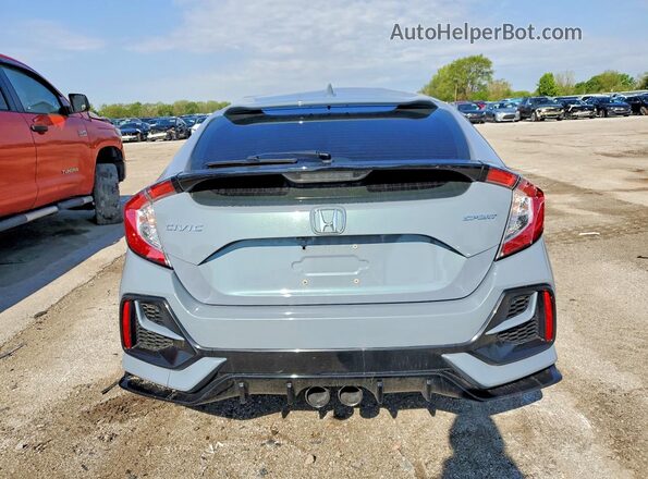 SHHFK7G47MU207142 2021 HONDA CIVIC Синий Вид сзади
