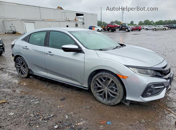 SHHFK7G47MU223194 2021 HONDA CIVIC Silver წინა მარჯვენა