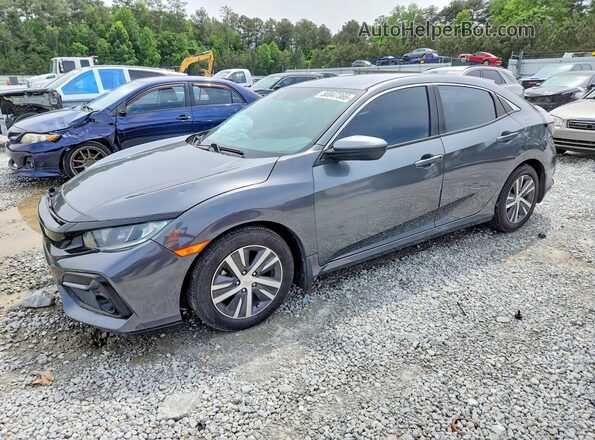 SHHFK7H37LU217979 2020 HONDA CIVIC Charcoal Առջևի ձախ երեք քառորդ տեսարան