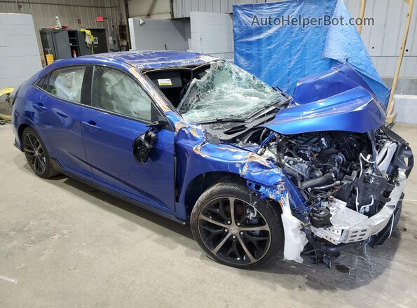 SHHFK7H40LU224071 2020 HONDA CIVIC Синий Передняя правая четверть
