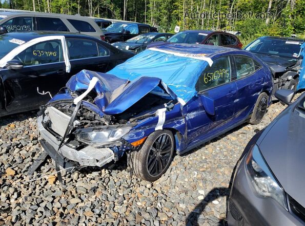 SHHFK7H40LU224071 2020 HONDA CIVIC Синий Передняя левая четверть