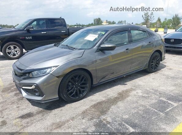SHHFK7H40MU423767 2021 HONDA CIVIC Серый Передняя левая четверть