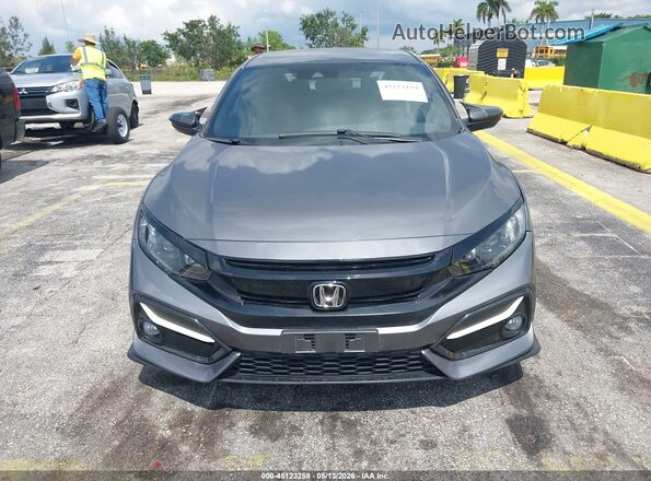 SHHFK7H40MU423767 2021 HONDA CIVIC Серый Вид щитка приборов