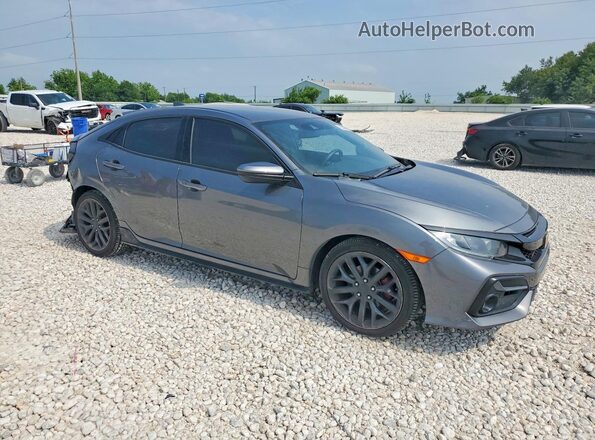 SHHFK7H45MU222592 2021 HONDA CIVIC Gray Front right