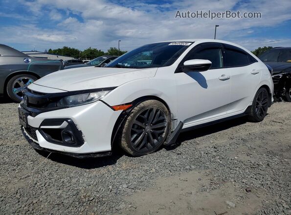 SHHFK7H47LU420413 2020 HONDA CIVIC Белый Передняя левая четверть
