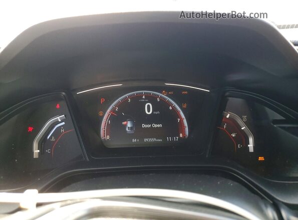 SHHFK7H47LU420413 2020 HONDA CIVIC Белый Вид щитка приборов