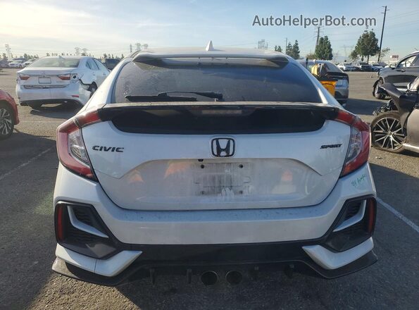 SHHFK7H48LU414538 2020 HONDA CIVIC Белый Вид сзади