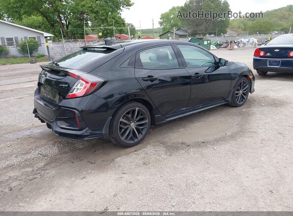 SHHFK7H49MU226032 2021 HONDA CIVIC Черный Задняя правая четверть