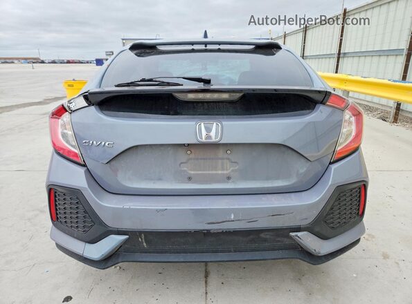 SHHFK7H50JU221063 2018 HONDA CIVIC Blue უკანა ხედი