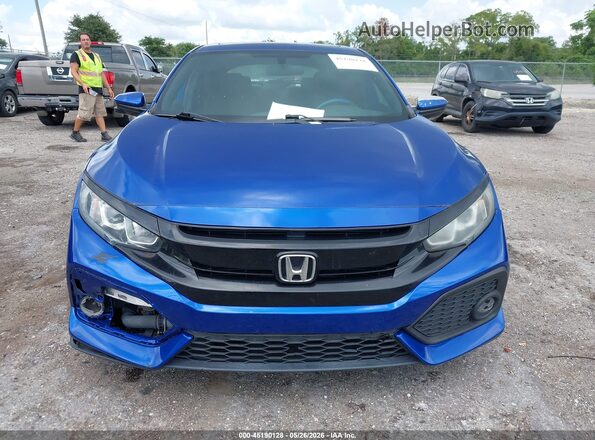 SHHFK7H57HU218848 2017 HONDA CIVIC Синий Вид щитка приборов