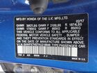 2017 Honda Civic Ex Синий vin: SHHFK7H57HU218848