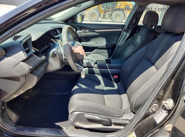SHHFK7H59HU222299 2017 HONDA CIVIC Черный Вид салона спереди