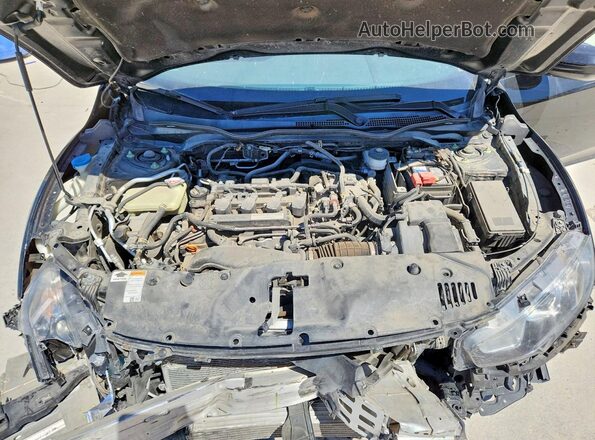 SHHFK7H59HU222299 2017 HONDA CIVIC Черный Вид задней части салона