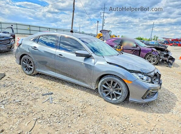SHHFK7H60LU202170 2020 HONDA CIVIC Gray Przód prawy