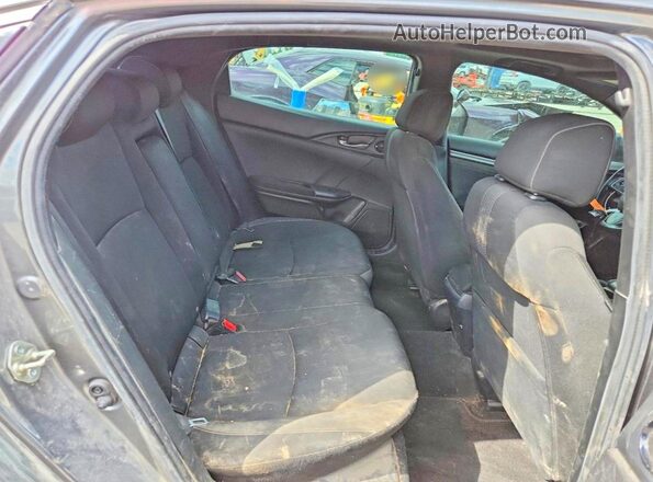 SHHFK7H60LU202170 2020 HONDA CIVIC Gray Widok tylnych siedzeń