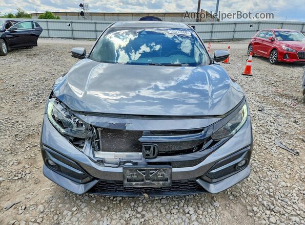 SHHFK7H60LU202170 2020 HONDA CIVIC Gray Widok z przodu