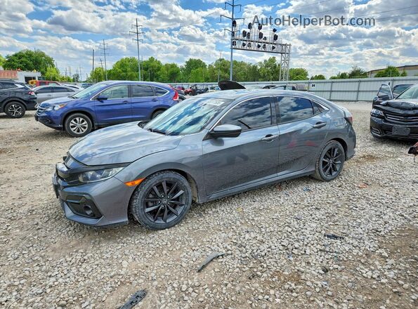 SHHFK7H60LU202170 2020 HONDA CIVIC Gray Przód lewy