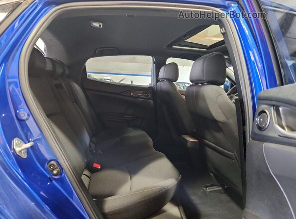 SHHFK7H61KU207232 2019 HONDA CIVIC Blue უკანა სავარძლების ხედი