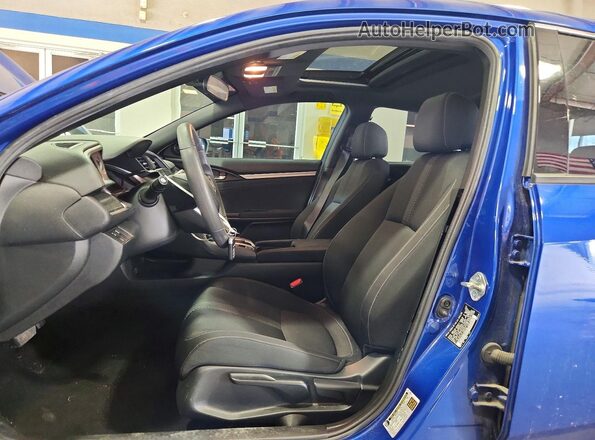 SHHFK7H61KU207232 2019 HONDA CIVIC Blue წინა სალონის ხედი