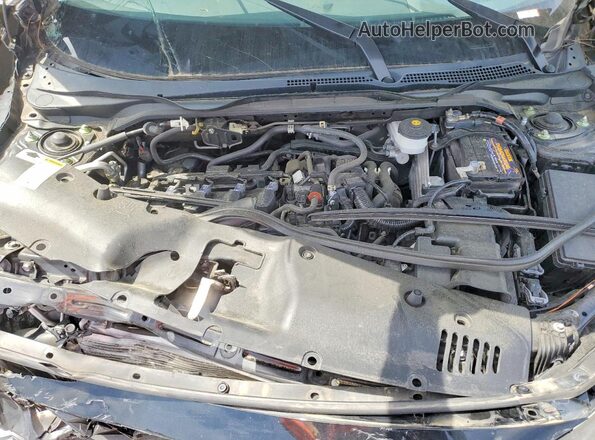 SHHFK7H62MU226200 2021 HONDA CIVIC Black Вид задньої частини салону
