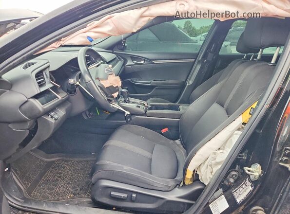 SHHFK7H62MU226200 2021 HONDA CIVIC Black Вид салону спереду