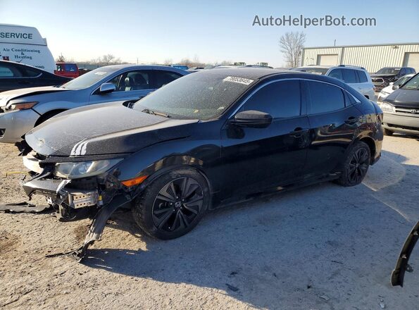 SHHFK7H64KU200338 2019 HONDA CIVIC Черный Передняя левая четверть