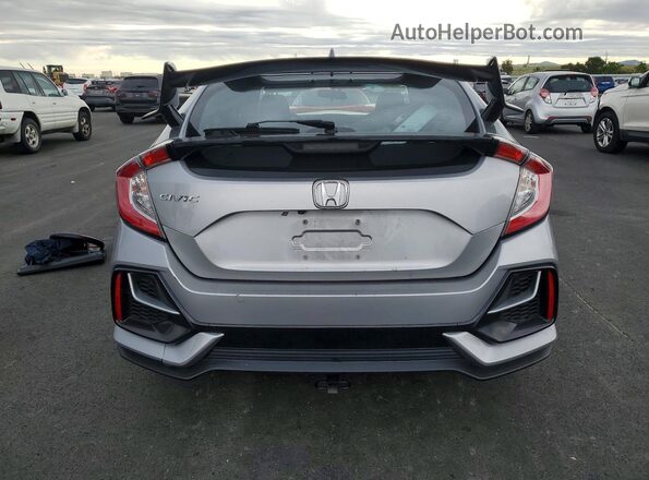 SHHFK7H65LU401263 2020 HONDA CIVIC Серебряный Вид сзади