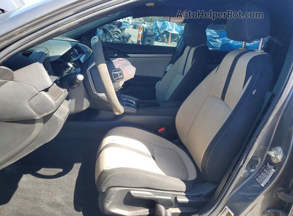 SHHFK7H66KU212720 2019 HONDA CIVIC Gray Widok wnętrza z przodu