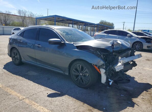 SHHFK7H66KU212720 2019 HONDA CIVIC Gray Przód prawy