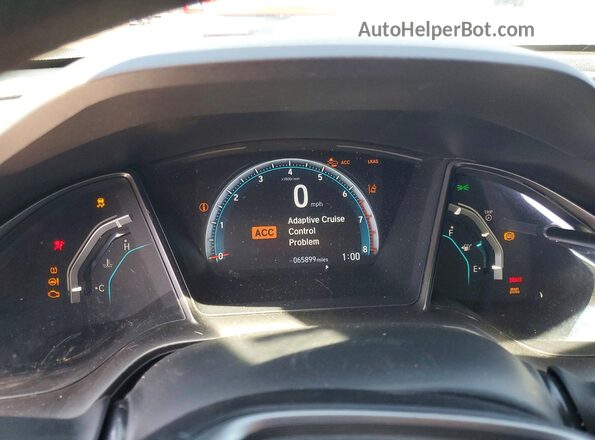 SHHFK7H66KU212720 2019 HONDA CIVIC Gray Widok zestawu wskaźników