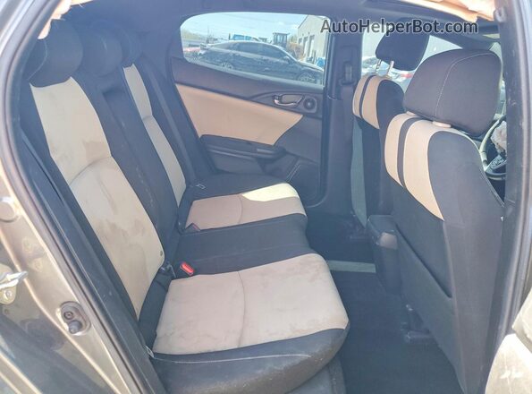 SHHFK7H66KU212720 2019 HONDA CIVIC Gray Widok tylnych siedzeń