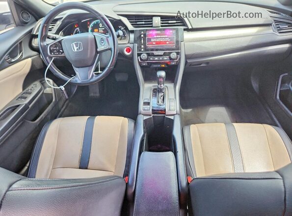 SHHFK7H74HU401237 2017 HONDA CIVIC Белый Вид панели приборов