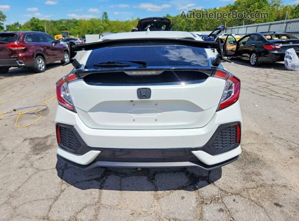 SHHFK7H74HU401237 2017 HONDA CIVIC Белый Вид сзади