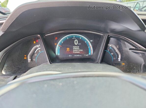 SHHFK7H74HU401237 2017 HONDA CIVIC Белый Вид щитка приборов