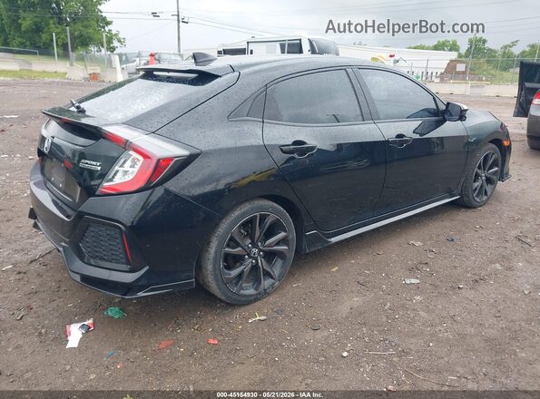 SHHFK7H94JU411273 2018 HONDA CIVIC Black Задня права чверть