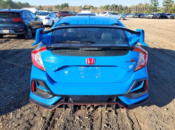 SHHFK8G74MU204375 2021 HONDA CIVIC Синий Вид сзади